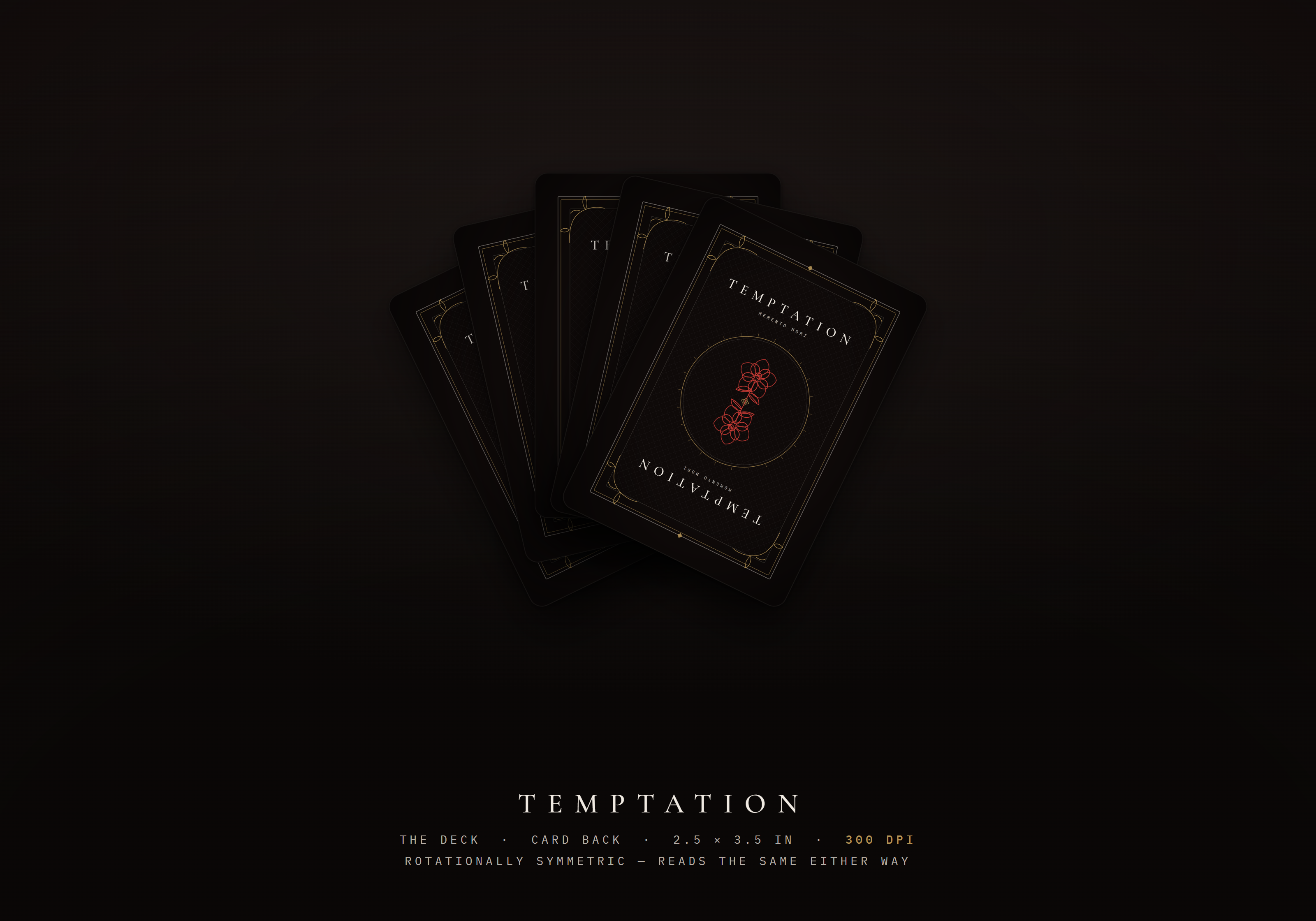 The Temptation Poker Deck